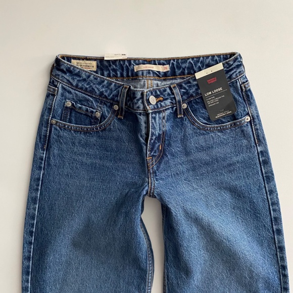 Levi's Premium Denim Jeans Low Loose Real Recognize Real A55660001 26 x 32 - Picture 2 of 4